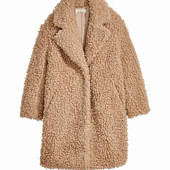 Beige Teddy coat - H&M - Picture 4 of 4